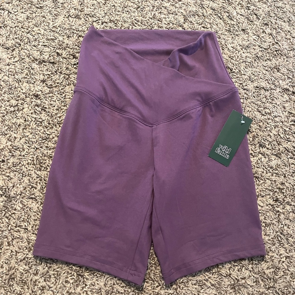 Women's High-Rise Polyester Bike Shorts - Wild Fable - Picture 4 of 6